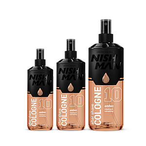אפטר שייב נישמן (400ML)-NO.10 AMBER NISHMAN אפטר שייב נישמן (400ML)-NO.10 AMBER NISHMAN